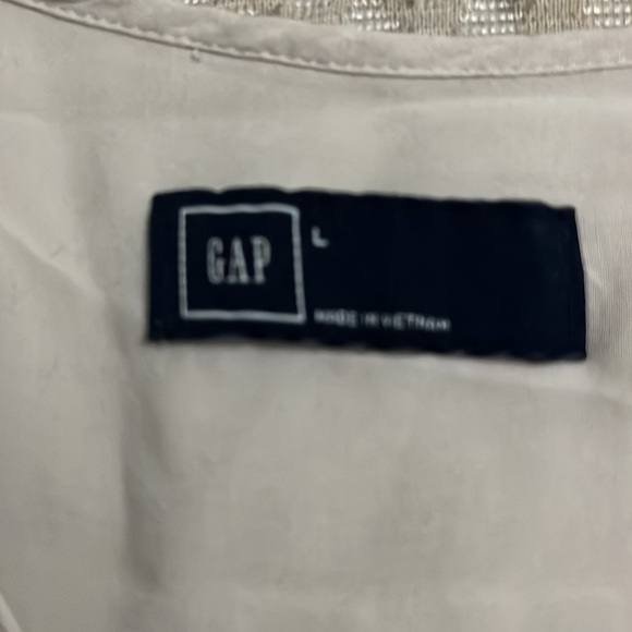 Gap, white, long sleeve blouse - Picture 3 of 5